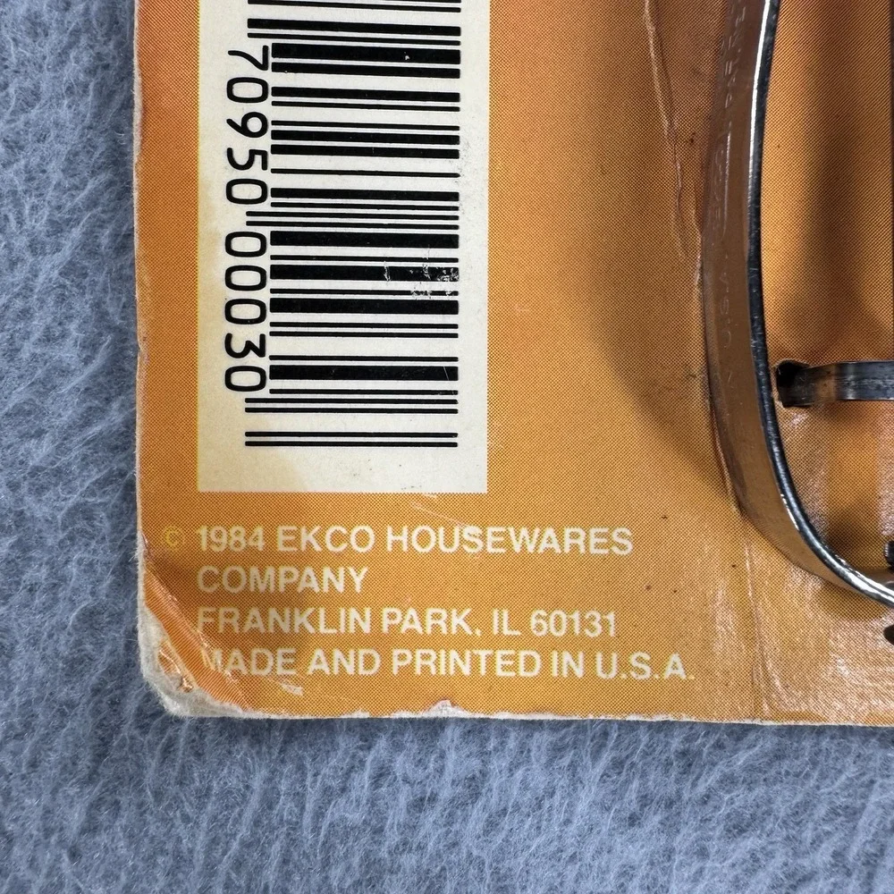 Vintage EKCO Tempered Steel Blade Peeler, Floating Nee-Action. 1984 NOS 6